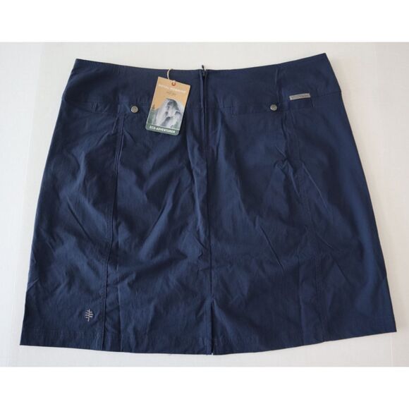 Royal Robbins Y35179-722 Women's Sz 14 Blue Eco-Adventurer Discovery III Skort - Picture 2 of 11